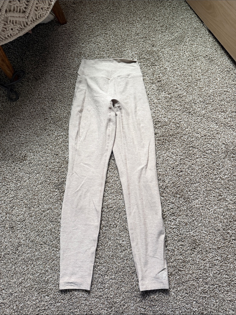 Bombshell Sportswear Cream High-Waist Leggings